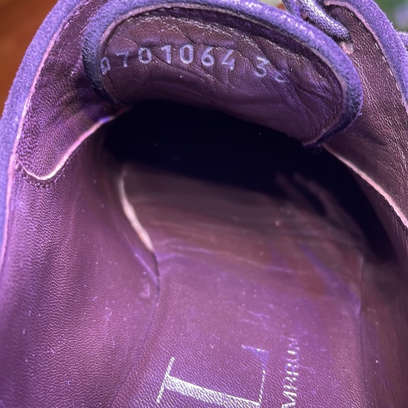 AGL black and distressed gold Leather Lace-Up Oxford Loafer Flats Menswear 6.5 - Picture 7 of 13